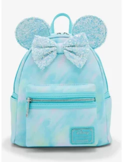 Backpacks Loungefly Disney Minnie Mouse Sequin Bow Mini Backpack - BoxLunch Exclusive