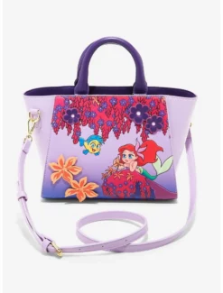 Matching Sets The Little Mermaid Floral Handbag - BoxLunch Exclusive