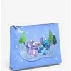 Cosmetic Bags Disney Lilo & Stitch Stitch & Angel Winter Cosmetic Bag - BoxLunch Exclusive