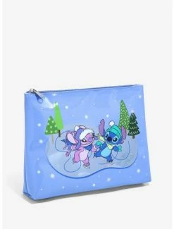 Cosmetic Bags Disney Lilo & Stitch Stitch & Angel Winter Cosmetic Bag - BoxLunch Exclusive