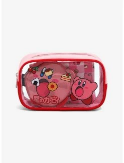 Cosmetic Bags Nintendo Kirby Snacks Cosmetic Bag Set - BoxLunch Exclusive