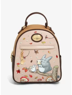 Backpacks Our Universe Studio Ghibli My Neighbor Totoro Fall Foliage Mini Backpack - BoxLunch Exclusive