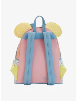 Backpacks Loungefly Disney Minnie Mouse Pastel Polka Dot Figural Mini Backpack -BoxLunch Shop 19620000 av2