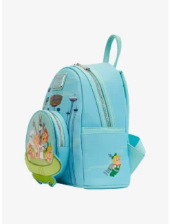 Backpacks Loungefly The Jetsons Group Portrait Spaceship Mini Backpack -BoxLunch Shop 19620002 av3