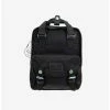 Backpacks Doughnut Macaroon Mini Gamescape Series Black Mini Backpack