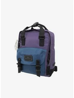 Backpacks Doughnut Macaroon Mini Gamescape Series Purple Pansy X Dark Teal Mini Backpack -BoxLunch Shop 19632382 av1