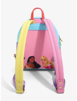 Backpacks Loungefly Disney Princess Panel Portraits Mini Backpack -BoxLunch Shop 19840457 av3