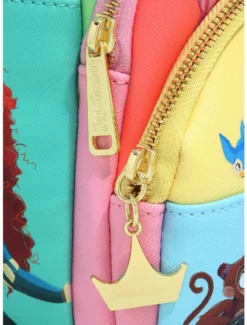 Backpacks Loungefly Disney Princess Panel Portraits Mini Backpack -BoxLunch Shop 19840457 av5