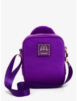 Matching Sets Loungefly Crossbuddies McDonald’s Grimace Crossbody Bag -BoxLunch Shop 19840481 av2