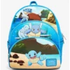 Backpacks Loungefly Pokémon Squirtle Evolutions Mini Backpack