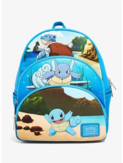 Backpacks Loungefly Pokémon Squirtle Evolutions Mini Backpack