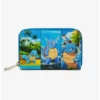 Matching Sets Loungefly Pokémon Squirtle Evolutions Small Zip Wallet