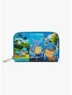 Matching Sets Loungefly Pokémon Squirtle Evolutions Small Zip Wallet