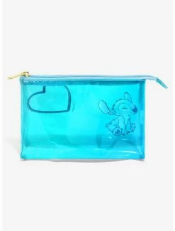 Cosmetic Bags Disney Lilo & Stitch Heart Frame Pencil Case -BoxLunch Shop 19907202 av2