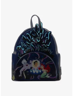 Backpacks Loungefly Disney The Little Mermaid Ursula’s Lair Glow-in-the-Dark Mini Backpack -BoxLunch Shop 19914145 av2