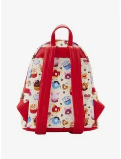 Backpacks Loungefly Disney Winnie The Pooh Donuts Allover Print Mini Backpack -BoxLunch Shop 19914155 av1