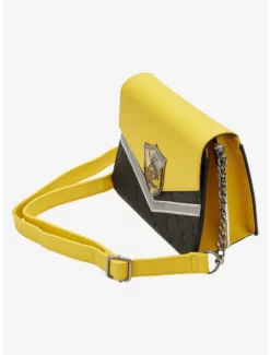 Matching Sets Loungefly Harry Potter Hufflepuff Crossbody Bag -BoxLunch Shop 19914173 av2