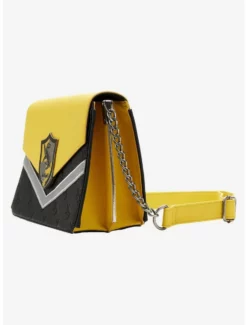 Matching Sets Loungefly Harry Potter Hufflepuff Crossbody Bag -BoxLunch Shop 19914173 av3