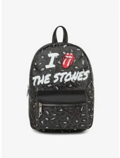 Backpacks Bugatti Rolling Stones Vegan Leather Mini Backpack Logo