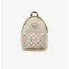 Backpacks Doughnut Plus One Mini Kaleido Mushroom Checkered Mini Backpack